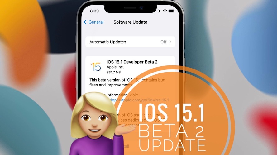 دومین نسخه آزمایشی iOS 15.1