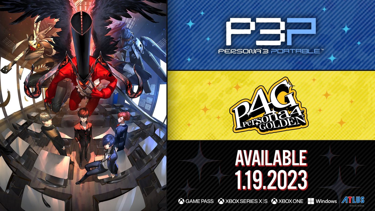 persona 3 portable - persona 4 golden